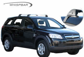 Holden Captiva Yakima  Whispbar roof racks